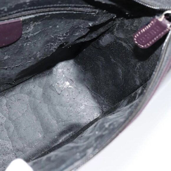 GUCCI Shoulder Bag Patent leather Navy Silver Auth - Picture 13 of 16